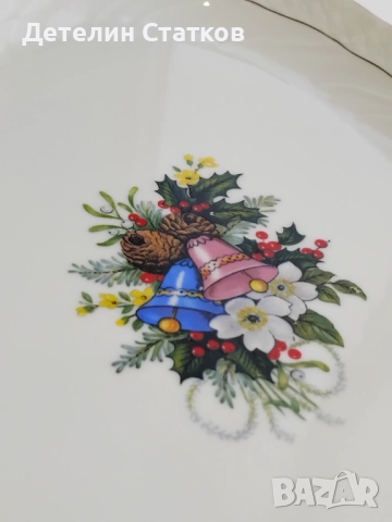 Порцеланово винтидж плато, снимка 4 - Чинии - 52303835