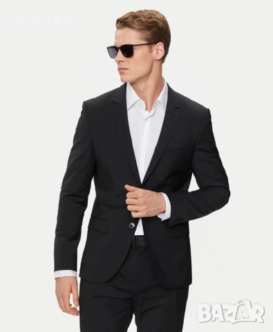 Hugo Boss Performance Super-Flex - Oригинално мъжко сако размер 46