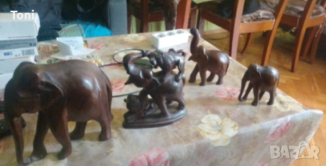 Колекция от слонова кост(съюза 80те години) индийски богове, дървени слончета Ramnath made in india, снимка 8 - Колекции - 53269696