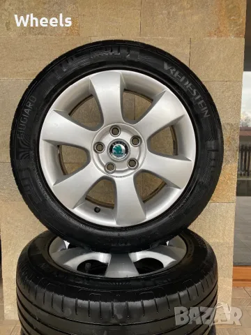 16" 5x112 Skoda Original, снимка 6 - Гуми и джанти - 48305285