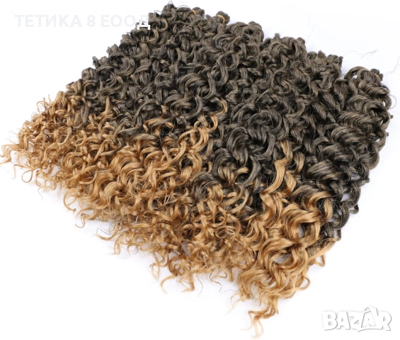 Хавайски къдрици, екстеншъни за коса, 50 см, синтетика, снимка 7 - Аксесоари за коса - 52334391