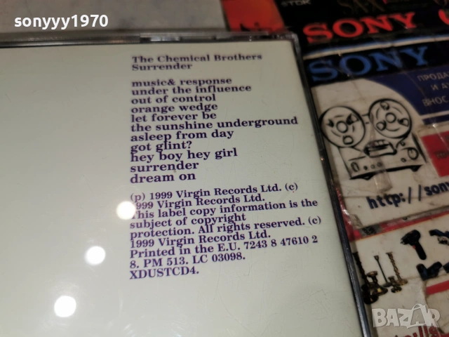 THE CHEMICAL BROTHERS CD 0603261040H2E6R, снимка 12 - CD дискове - 53731772