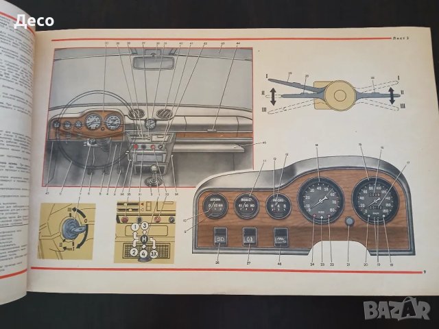 Книга Цветен албум автомобили ВаЗ 2103/2106 Лада Москва Машиностроение 1987 год, снимка 4 - Специализирана литература - 46916090