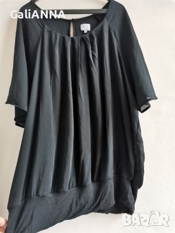 СТРАХОТНА ТУНИКА С ТЮЛ 3XL-4XL, снимка 4 - Туники - 46116088