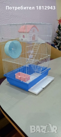Клетка за хамстер, снимка 3 - Хамстери - 52855357