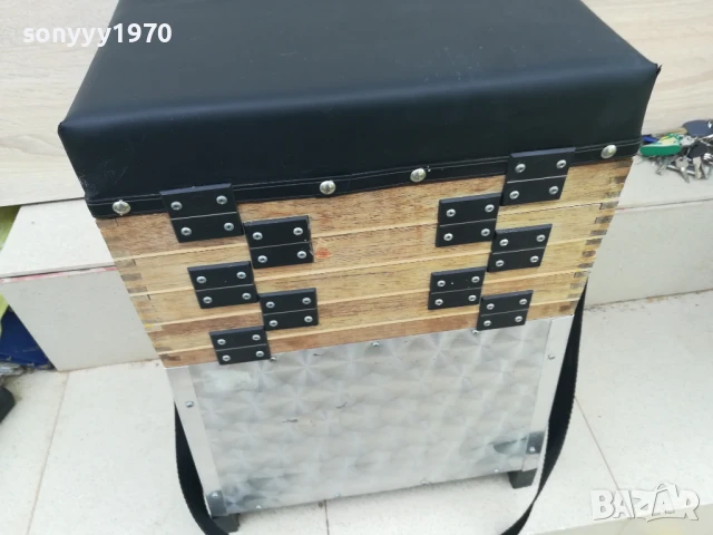 рибарски стол-дърво и алумин 0306251548, снимка 7 - Екипировка - 50535873