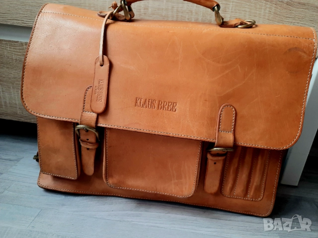 Чанта, ест. кожа, Klaus Bree