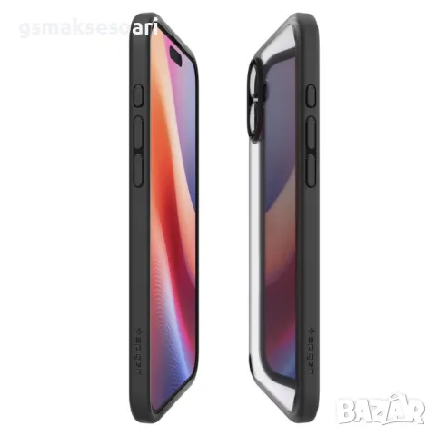 Apple iPhone 16 - Удароустойчив Кейс SPIGEN Ultra Hybrid, снимка 7 - Калъфи, кейсове - 47451841