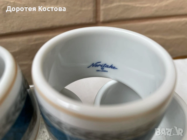 Красиви порцеланови пръстени с маркировки, 8 бр , снимка 6 - Антикварни и старинни предмети - 53931572