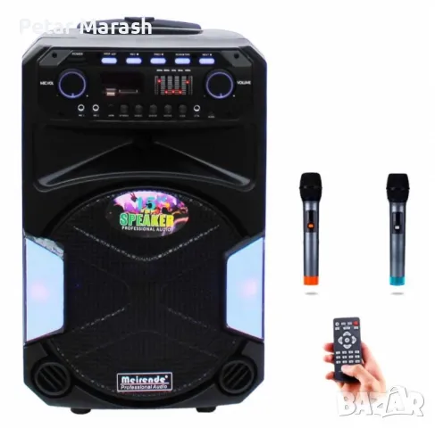 Караоке тонколона Meirende MR 15 инча, снимка 2 - Тонколони - 50311013