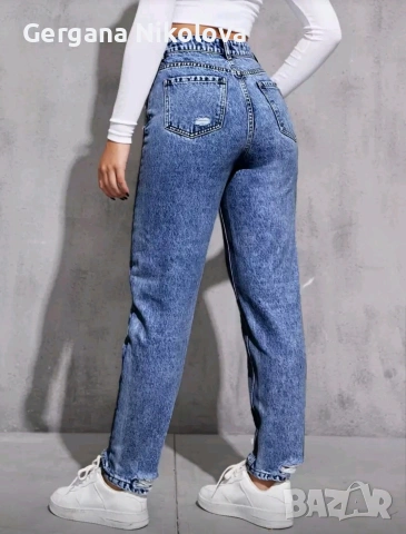 Дамско широко дънки, снимка 2 - Дънки - 53011503