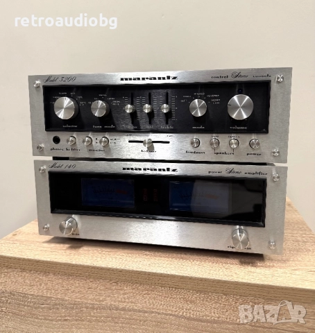 🔉Ретро колекционерски аудио сет MARANTZ - стъпало 140 + предусилвател 3200🔉, снимка 5 - Аудиосистеми - 52967449