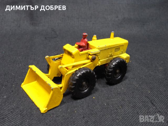 СТАРА РЕТРО МЕТАЛНА КОЛИЧКА LESNEY MATCHBOX ENGLAND AVELING-BARFORD TRACTOR SHOVELL, снимка 1 - Колекции - 46291476