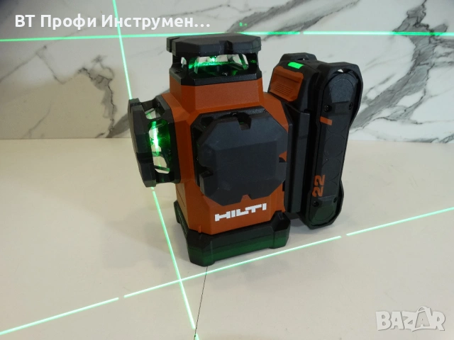 Hilti PM 50 - 22 / Nuron - Мултилинеен лазерен нивелир, снимка 6 - Измервателни инструменти - 53503296