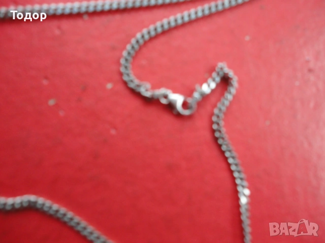 Сребърен синджир верижка 7, снимка 8 - Колиета, медальони, синджири - 53300142