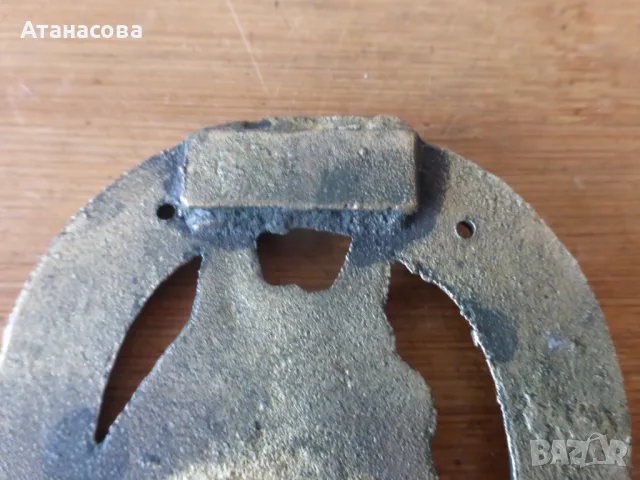 Подкова с кон бронз, снимка 4 - Антикварни и старинни предмети - 50046589