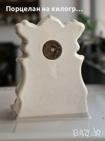 Антикварен порцеланов часовник "Mercedes" - Ръчно рисуван шедьовър с диви фазани , снимка 4 - Антикварни и старинни предмети - 53644681