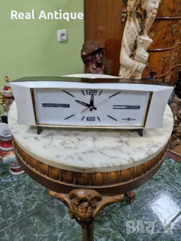 Рядък антикварен колекционерски японски часовник будилник Toyo Clock , снимка 3 - Антикварни и старинни предмети - 49704962