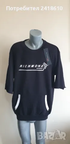 John Richmond RICH Sport Мens Size 2XL НОВО! ОРИГИНАЛ! Мъжки Суичър без ръкави!, снимка 6 - Спортни дрехи, екипи - 49213413