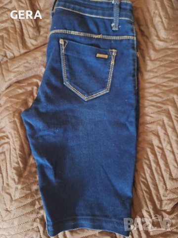 Дамски дънкови панталони М , снимка 2 - Къси панталони и бермуди - 46419751