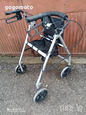 Ролатор, проходилка, олекотен, сгъваем + седалка+ колан , снимка 17 - Ролатори - 49698695