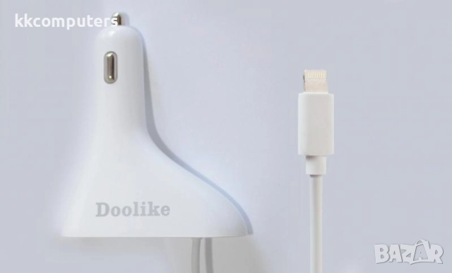 12V Зарядно за автомобил DOOLIKE CCA13 / 3USB + Micro + iPhone 6 Баркод : 452901, снимка 2 - Зарядни за кола - 52176882