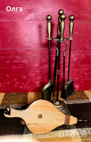 Аксесоари за камина. Дървено духало, снимка 2 - Други стоки за дома - 53787003