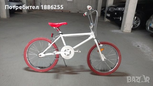 BMX бяло и червено - 20", снимка 1 - Велосипеди - 45873283