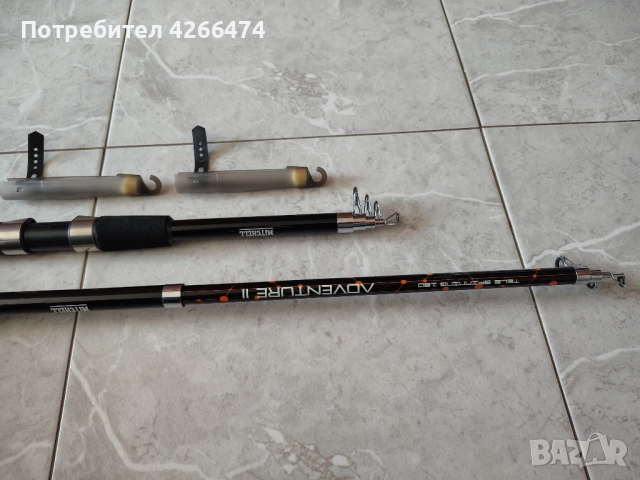 Телескоп за риболов Мичел, 1.80м / 4-15гр, снимка 3 - Въдици - 52546052