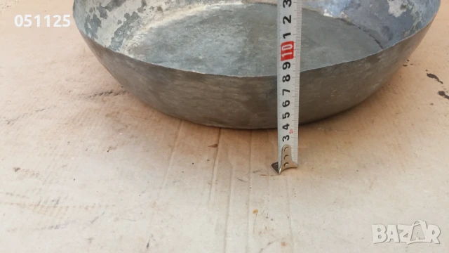 стара голяма кована бакърена тепсия, леген , тава , снимка 11 - Антикварни и старинни предмети - 50596438