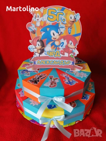 Картонена торта Блуи и Бинго, снимка 4 - Други - 53962326