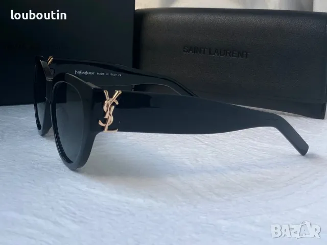 YSL Saint Laurent 2024 дамски слънчеви очила котка, снимка 14 - Слънчеви и диоптрични очила - 46931530