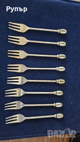 Посребрени десертни вилички