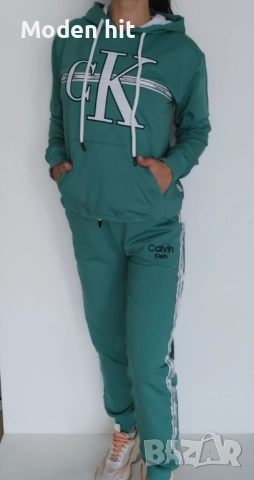 Calvin Klein дамски екипи /худи и долнище/ висок клас реплика, снимка 9 - Спортни екипи - 52653468