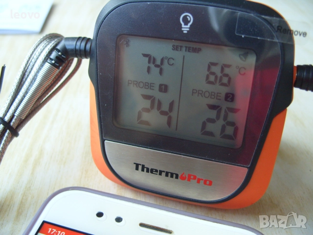ThermoPro TP902 – Bluetooth термометър за месо и барбекю, снимка 9 - Други - 52645734