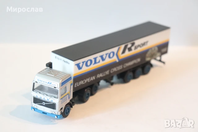 HERPA  1:87 H0  VOLVO  КАМИОН ТИР ИГРАЧКА МОДЕЛ, снимка 4 - Колекции - 49742830