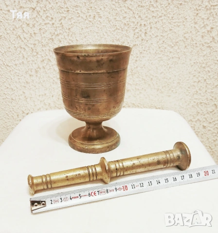 Бронзово хаванче , снимка 2 - Антикварни и старинни предмети - 53037493