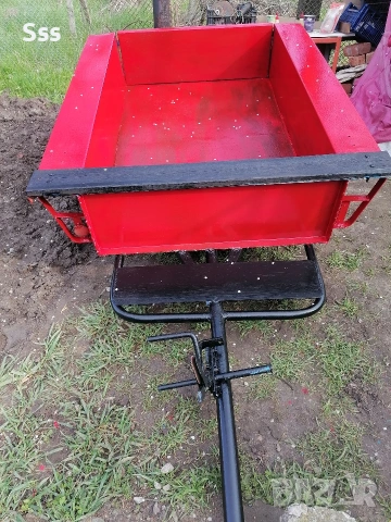 Ремарке за мотофреза със спирачки , снимка 4 - Ремаркета - 54018874