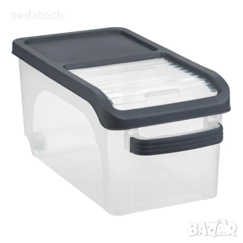 Контейнер за съхранение с пластмасов капак и отвор, 15л. , снимка 3 - Кутии за храна - 51340449