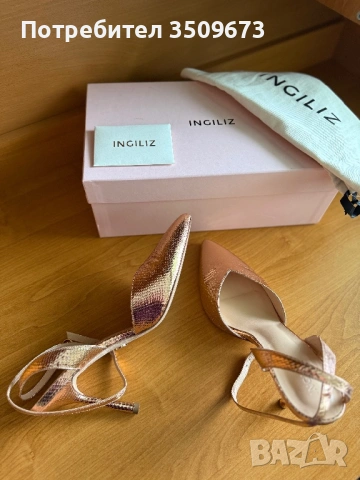 Дамски обувки INGILIZ, снимка 3 - Дамски обувки на ток - 53469504