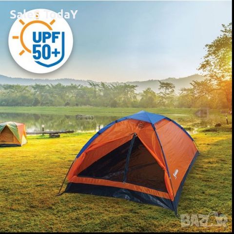 Палатка, 2- местна палатка за къмпинг 200x140x100 cm, снимка 2 - Палатки - 28412150
