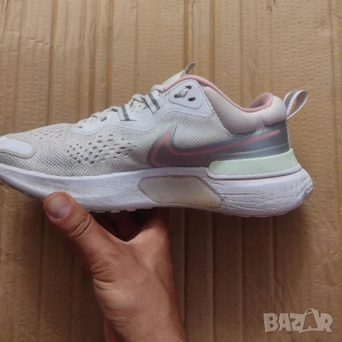 NIKE REACT MILER 2 CW7136-101 White, снимка 14 - Маратонки - 50704219