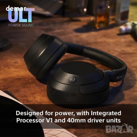 Sony ULT WEAR-безжични шумопотискащи слушалки с ULT POWER SOUND, черни, снимка 3 - Bluetooth слушалки - 45620942