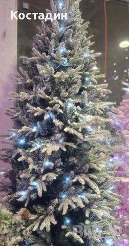 Коледна елха с вградени лампички по връхчетата, снимка 9 - Други - 52213297
