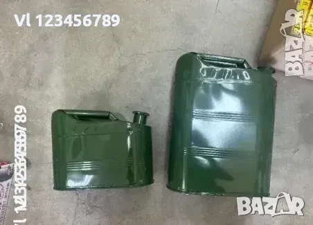 Туби метални 5 и 10 л ВИНТОВА КАПАЧКА