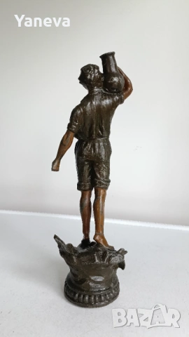 Френски, антикварни скулптури на водоносци от края на XIX век. в стил Ар Нуво. , снимка 9 - Статуетки - 54065601