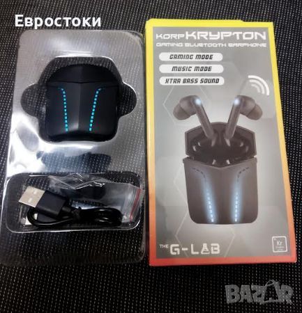 Безжични слушалки G-LAB Korp KRYPTON Bluetooth 5.0, безжични слушалки за игри, снимка 8 - Безжични слушалки - 46474203