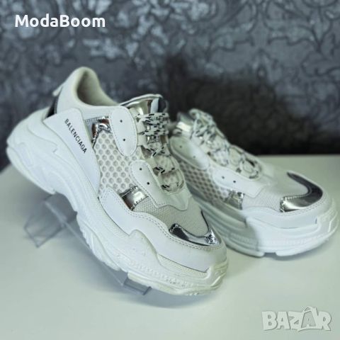 Balenciaga| бели дамски маратонки , снимка 1 - Маратонки - 46584767