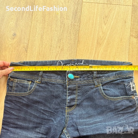 Desigual дамски сини дънки размер 42 , снимка 6 - Дънки - 53867994