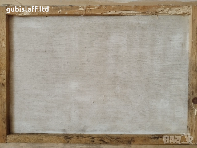 Картина, пейзаж, къща, худ. Васил Бенчев (1945-2014) - 2, снимка 4 - Картини - 51668966